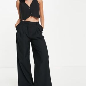 Weekday Black Wide Leg Women's Pants NWOT!